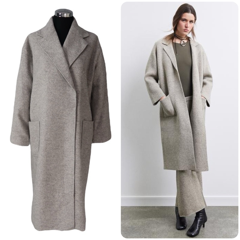 Women premium coat in grey brand Global Work