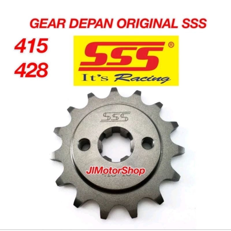 Terlaris Gear Gir Depan Sss 415 428 Original Shogun 110 125 Smash Supra X 125 Supra Fit Supra Lama