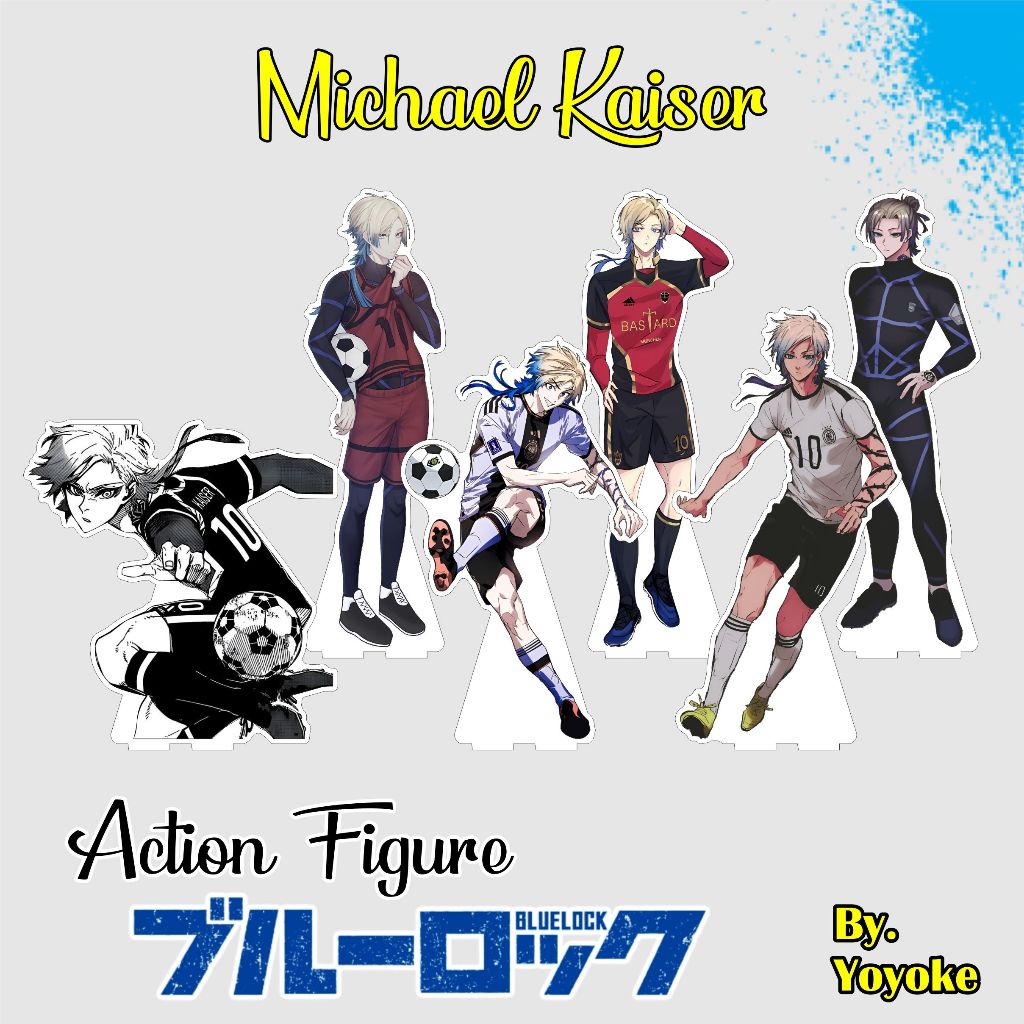 Standee Akrilik  Blue Lock Michael Kaiser
