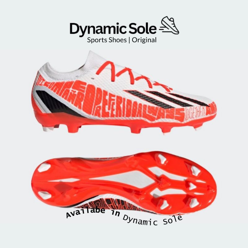 Sepatu Bola Adidas x Speedportal Messi.3 FG White GW8390