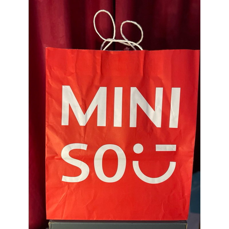 

paperbag Miniso size large