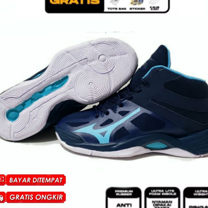 New Stock Sepatu Volly Mizuno Wave Thunder Blade 2 Sepatu Mizuno Wanita Sepatu Volly Mizuno Wanita