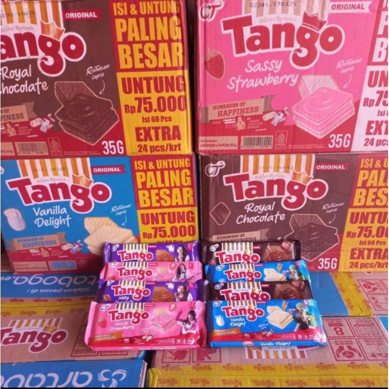 

Tango 35 Gram X JKT 48 Harga 1 Karton Isi 84 Pcs | Tango JKT 48 | Tango 2000 X JKT48| Tango JKT 48