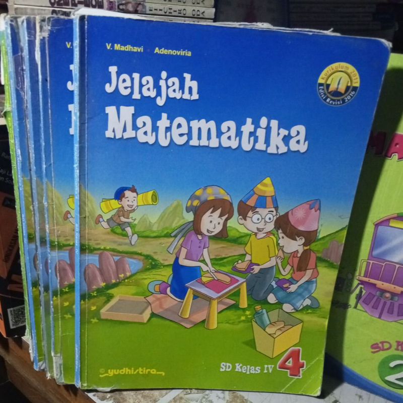 BUKU JELAJAH MATEMATIKA UNTUK SD KELAS 4 &6 REVISI K13 PENERBIT YUDISTIRA