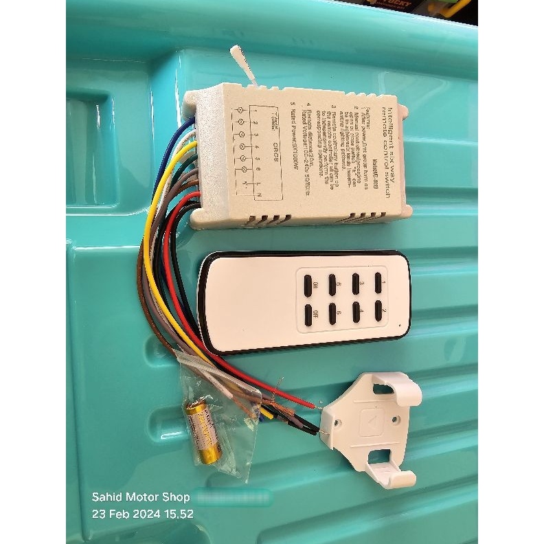 KODE X7J9 remote control lampu wireless 22v bisa untuk kipas angin saklar pompa air tanpa kabel 1cha
