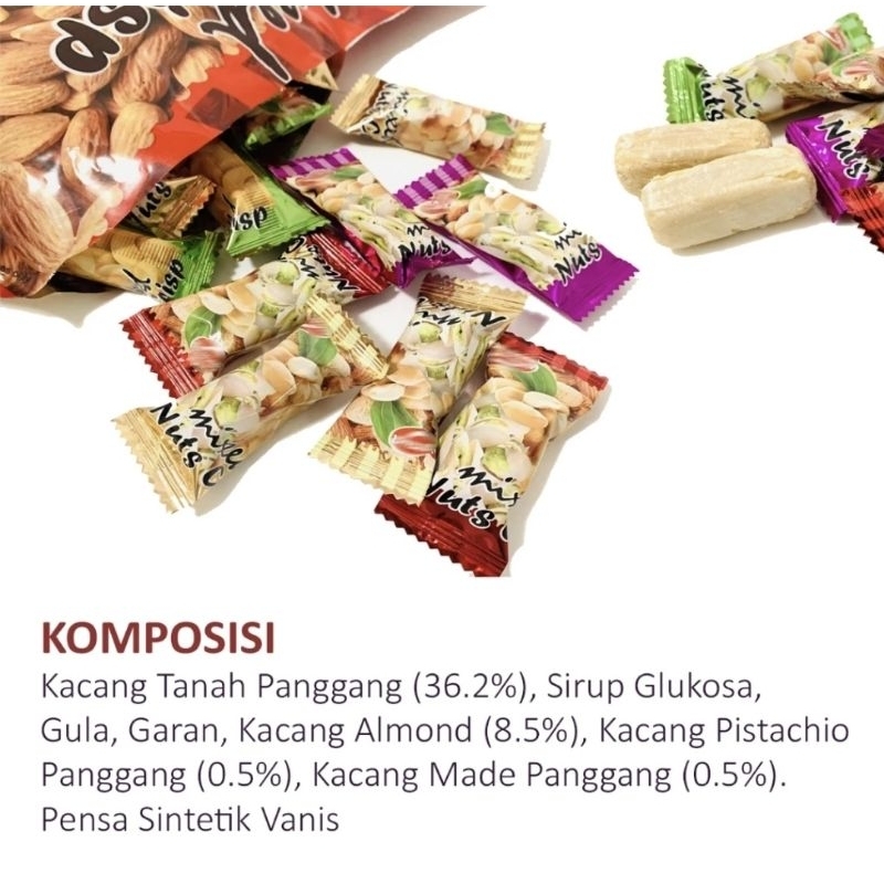 

RB NARAYA Mixed Nuts Crisp Tingting Kacang Permen Kacang Panggang 400gr