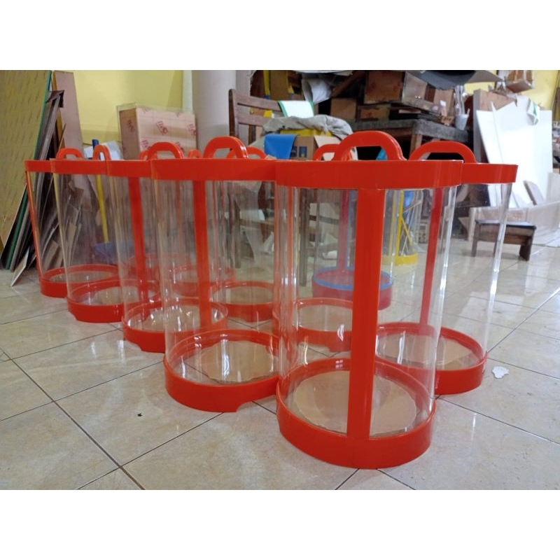 Tabung Akrilik Es Buah D30 T55 37 Liter Minuman Es