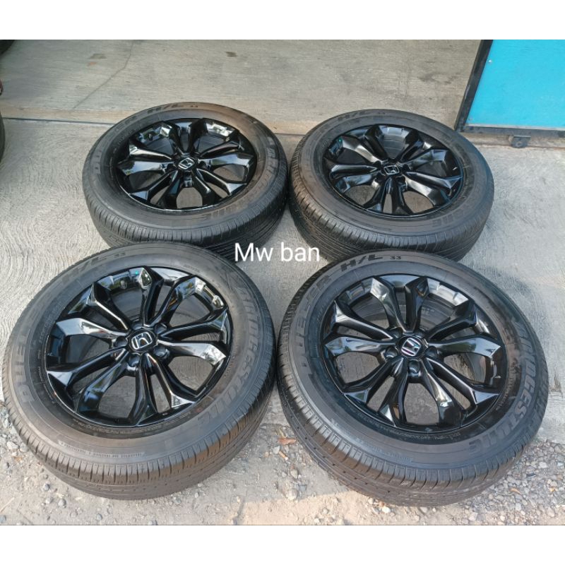 velg crv Turbo black r18 pcd 5x114 +ban