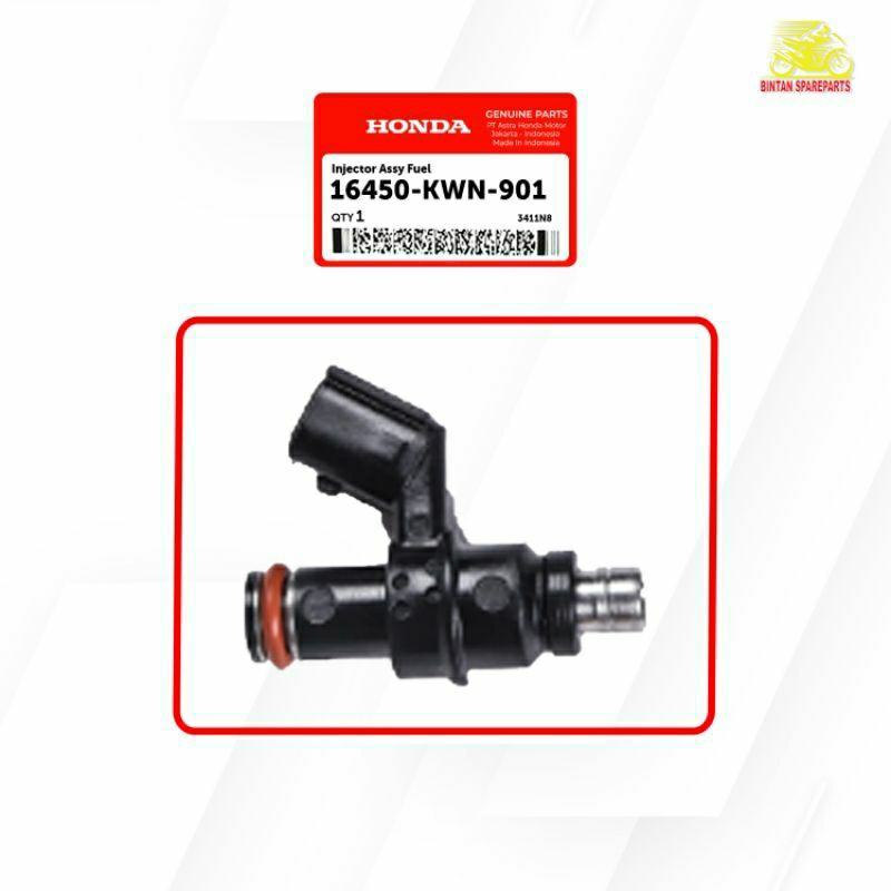 Injector Assy Fuel 16450 KWN 901