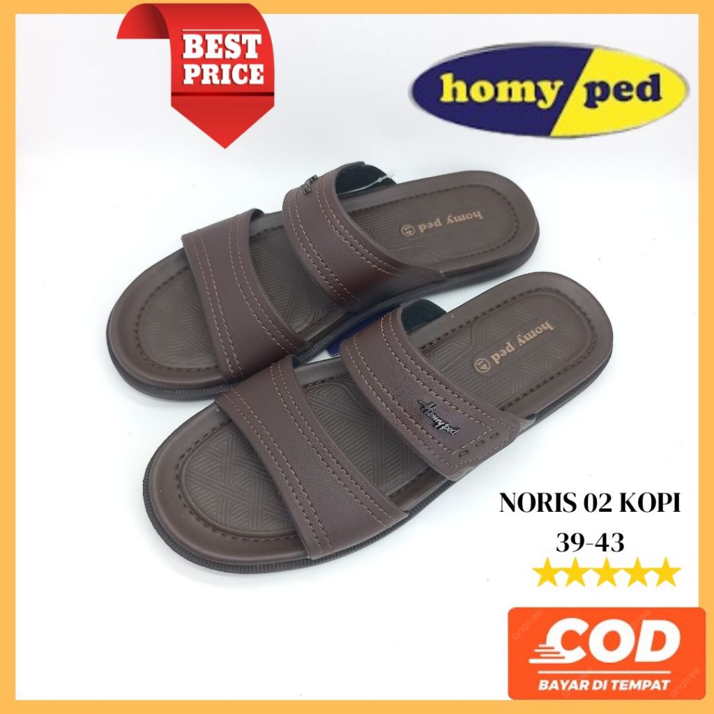 Sandal HomyPed Slop Pria Original 100% Terbaru Elegan Premium Berkualitas Nyaman dan Pilihan Terbaik