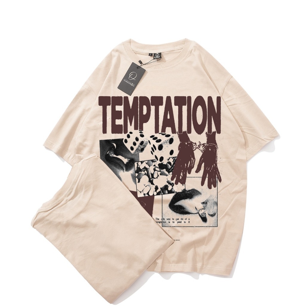 Oceanetic Kaos Streetwear Oversized Temptation Cream