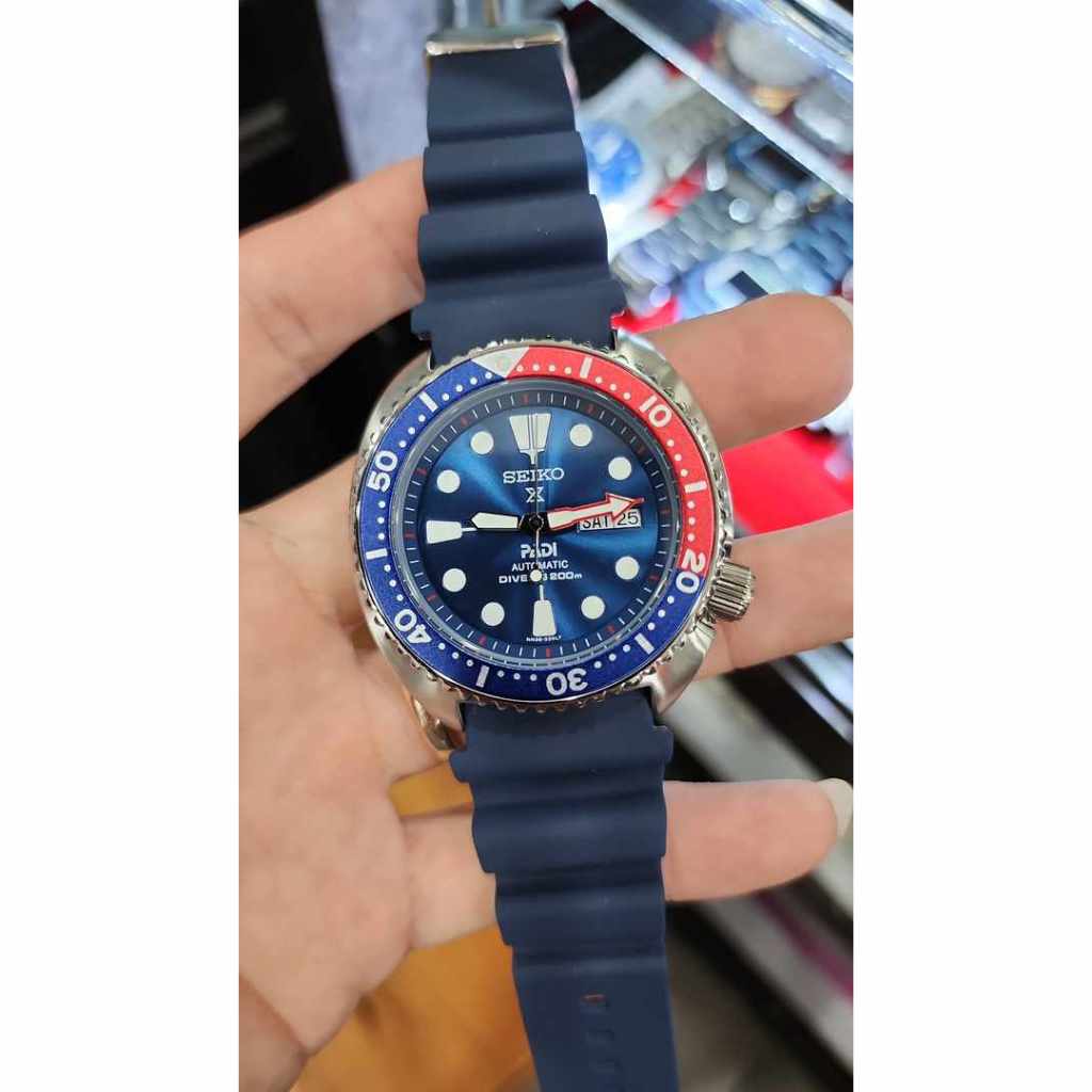 Jam Tangan Pria Seiko Prospex PADI Rubber Strap Automatic