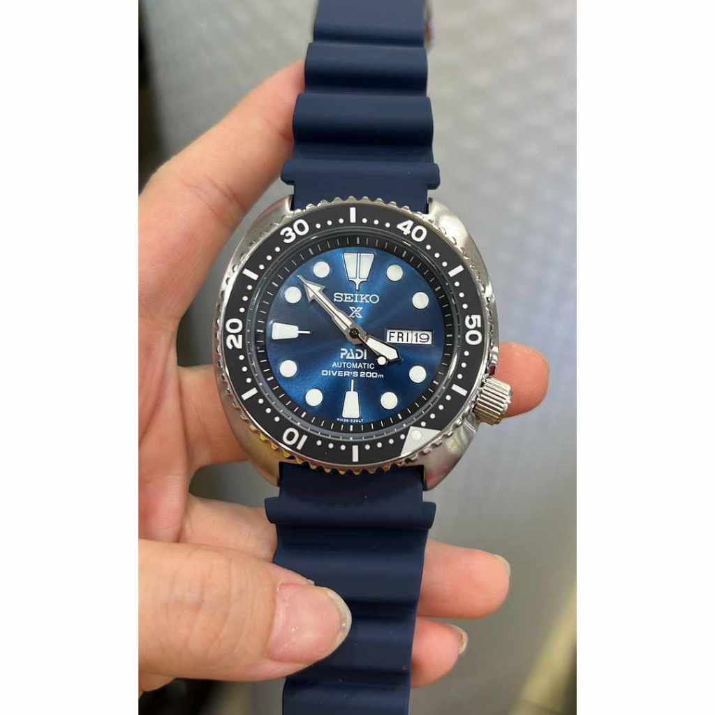 SEIKO Jam Tangan Pria Turtle PADI Pepsi SRPA21K1 Automatic 45mm Dial Sunburst