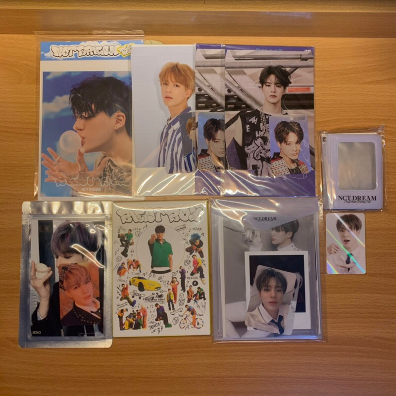 [Clearance Sale] NCT DREAM Jeno MD Beatbox Reload Lets Play Ball Season Greeting 2023, Postcard Holo