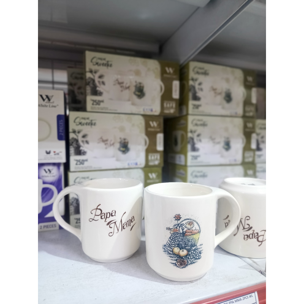 Mug Set Papa Mama Isi 2