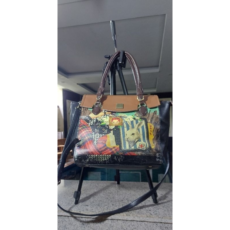 TAS PRELOVED ORIGINAL BRERA ART FEVER HAND BAG BERTALPAN