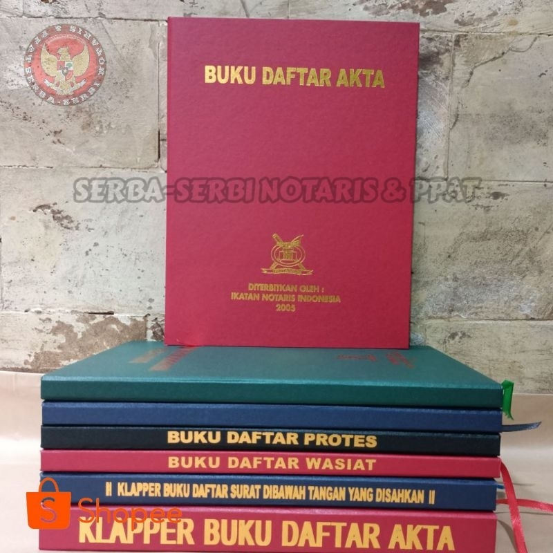 

HJK PAKET BUKU PROTOKOL NOTARIS / BUKU WAJIB NOTARIS ( 7 BUKU )