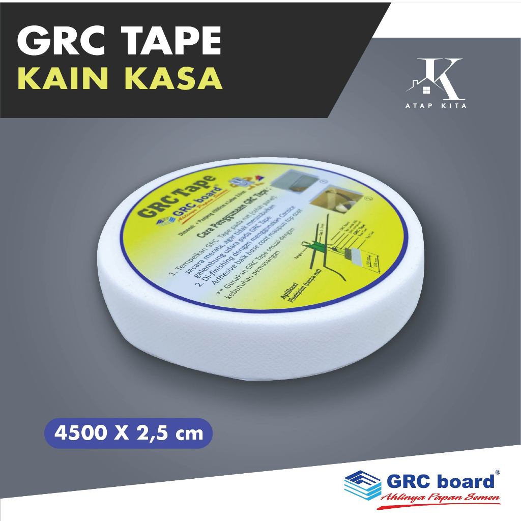 GRC TAPE / LAKBAN GRC / KAIN KASA / KASA COMPOND GYPSUM