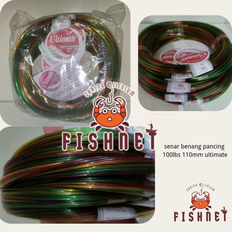 senar benang pancing 100 lbs ultimate mambo per bungkus（300meter）