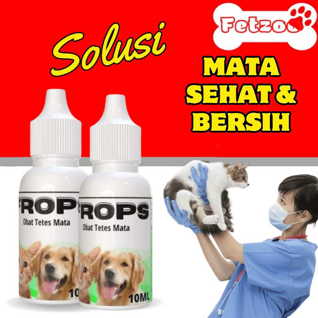 OBAT TETES MATA KUCING ANJING / obat MATA KUCING ANJING / OBAT SELAPUT MATA PUTIH / FROPS FETZOO
