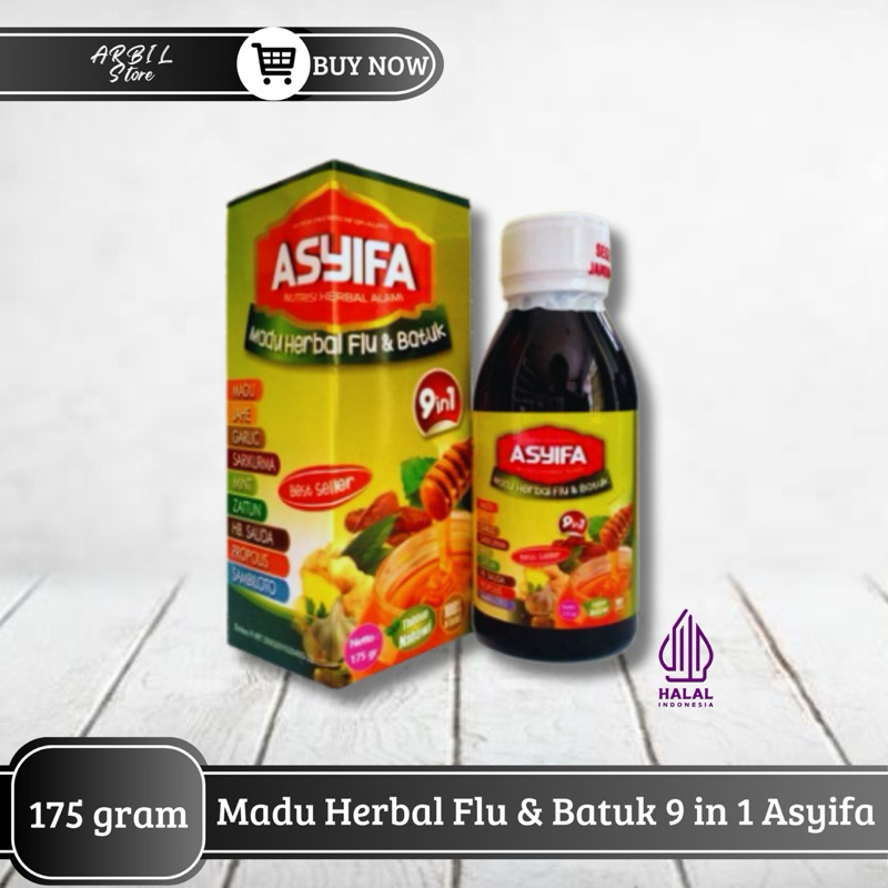 

Madu Flu dan Batuk 9 in 1 Asyifa 175 Gram