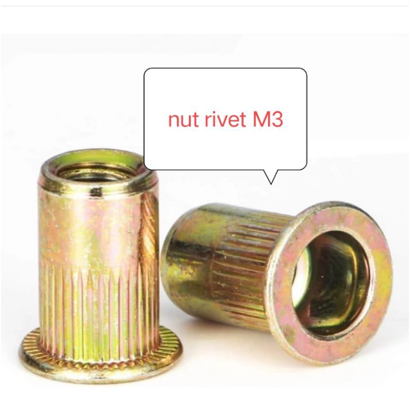 RIVET nut/mur RIVET insert nut M3