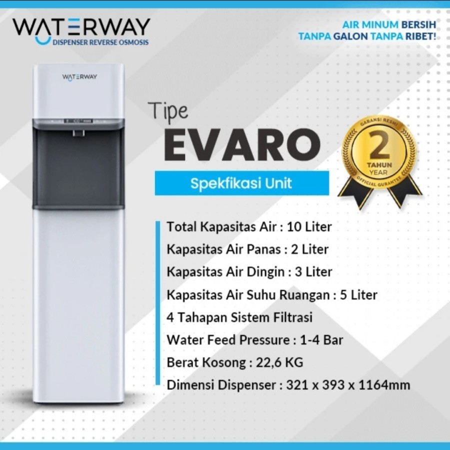 WATERWAY EVARO Water Dispenser Reverse Osmosis