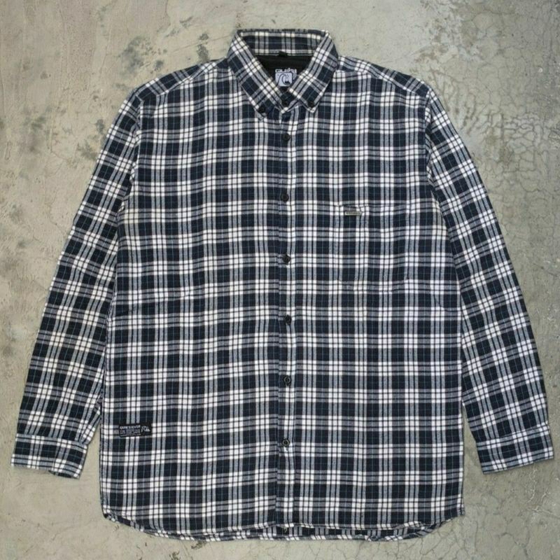 Flannel Quiksilver Second | Kemeja Flannel Tangan Panjang Pria dan Wanita