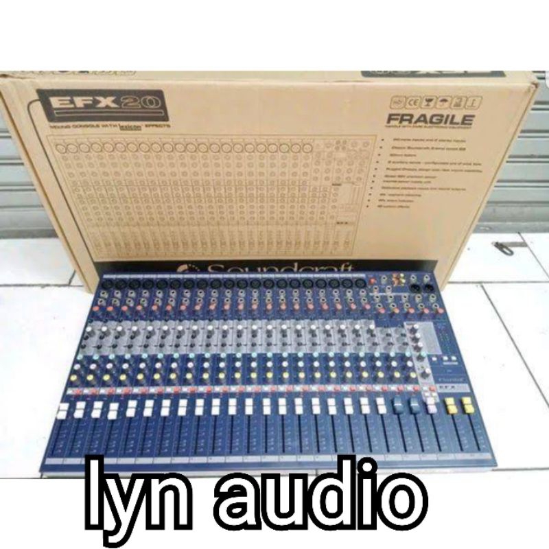 MIXER AUDIO SOUNDCRAFT EFX20 EFEK LEXICON EFX 20