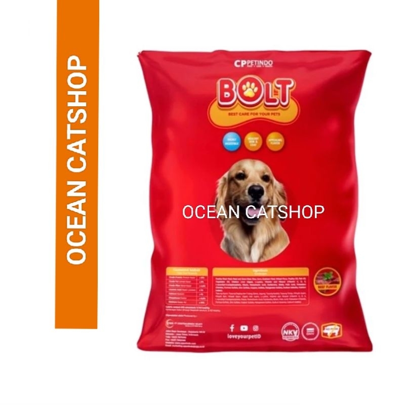 bolt dog beef flavor bulat 1kg