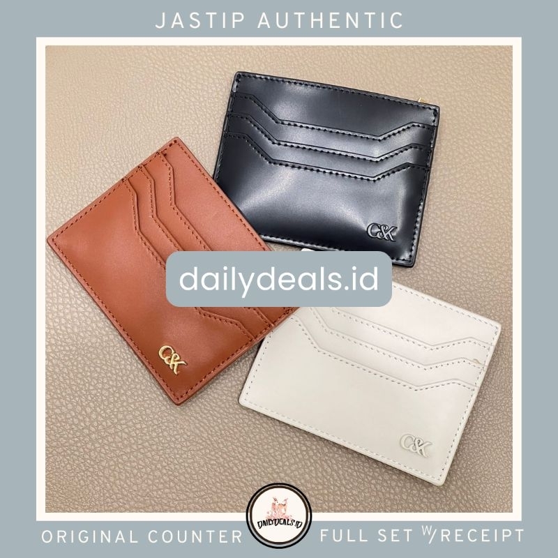 SL6-50681124 Leather Card - Jast[p] CK ORIGINAL COUNTER GENUINE HOLDER MULTI SLOT KULIT COLLECTION S