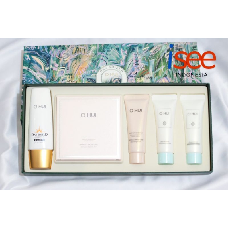 OHUI Day Shield Perfect Sun Black/Red Special Set