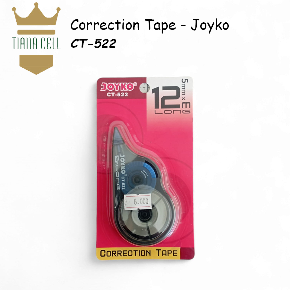 

Correction Tape / Tipe X Roll / Tipe X Pita Joyko CT-522