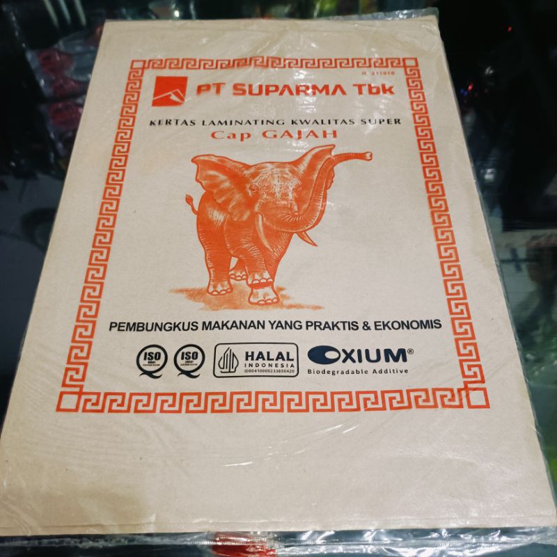 Kertas Gajah kertas nasi kertas bungkus kertas minyak
