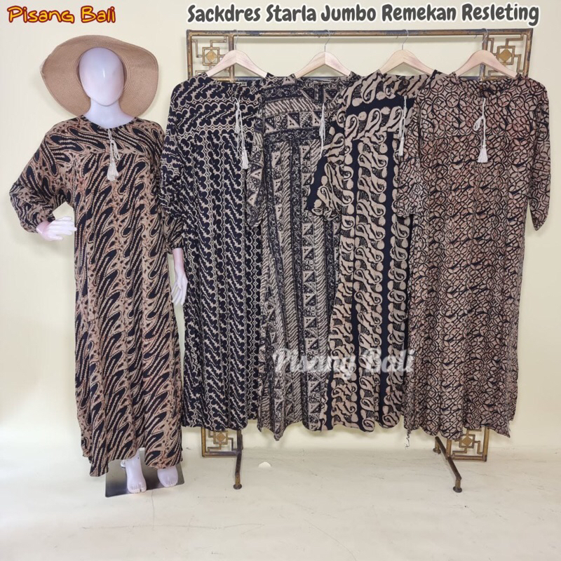 Sekdress Jumbo Pisang Bali | Batik Pisang Bali | Batik Pekalongan