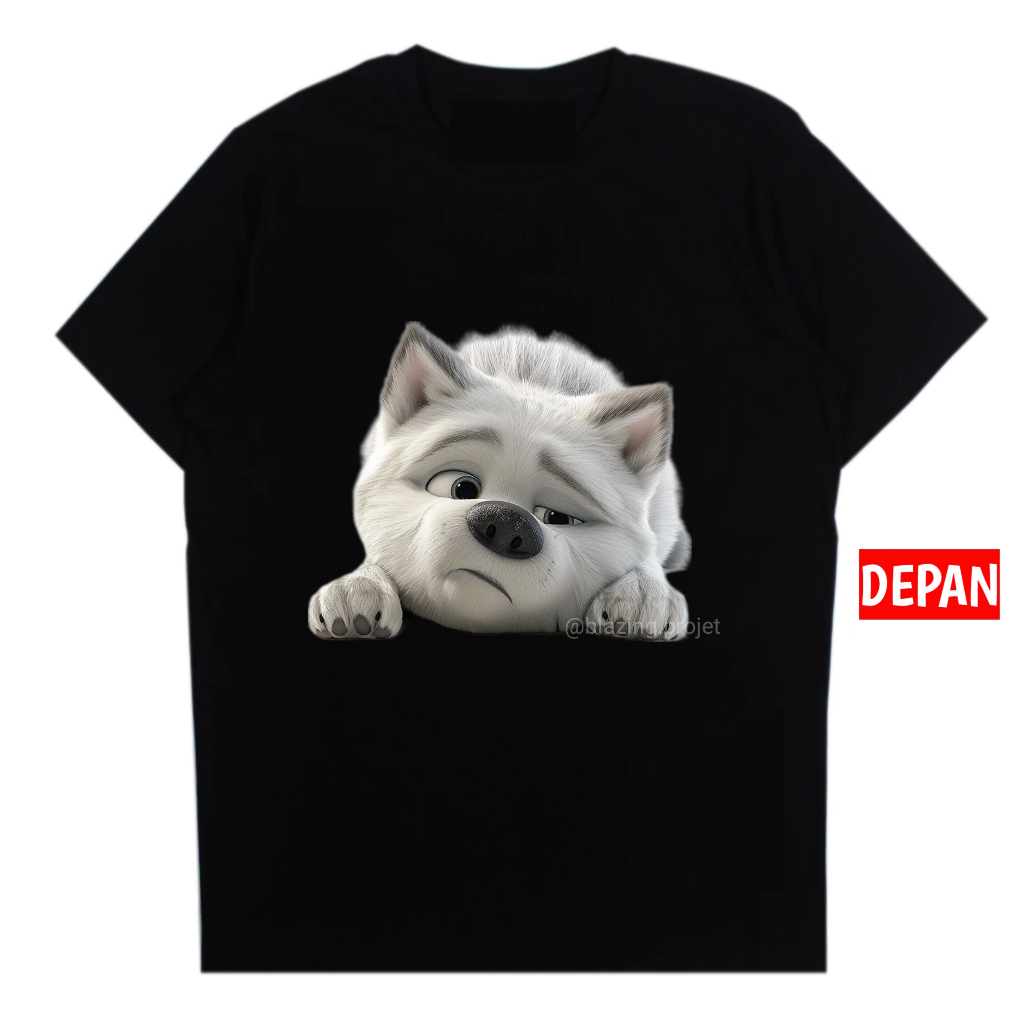 Kaos Distro Anjing Husky Premium