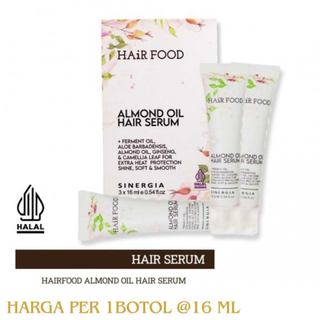 (COD BISA) HARGA SATUAN VITAMIN RAMBUT ILVASTO HAIRFOOD SERUM ALMOND 16ML
