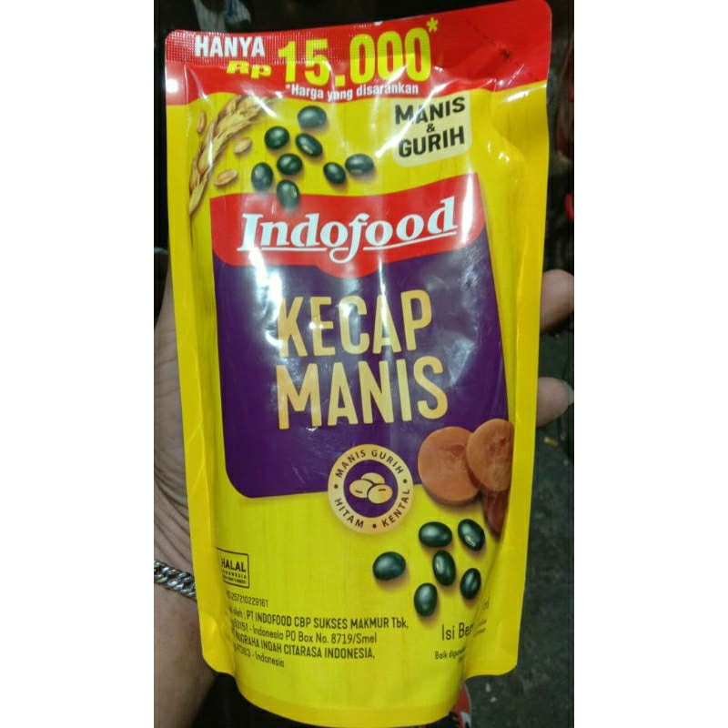 

Kecap manis indofood refil exp 2025