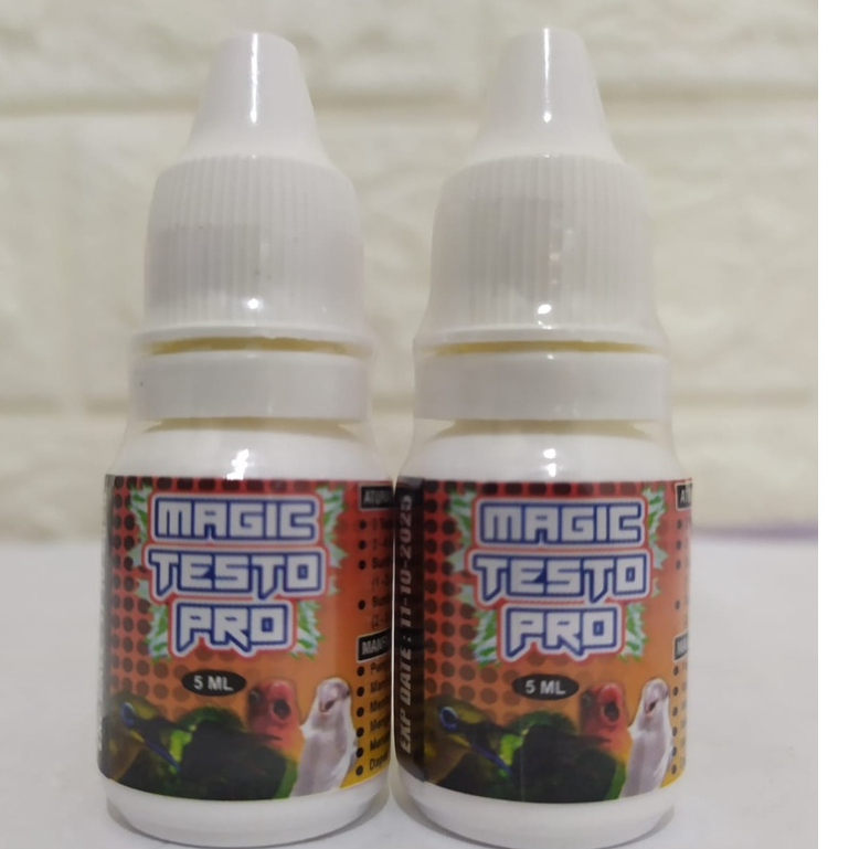 Magic Testo Pro suplemen penggacor burung berkicau magic kicau vitamin murai kacer trucuk c ijo kena
