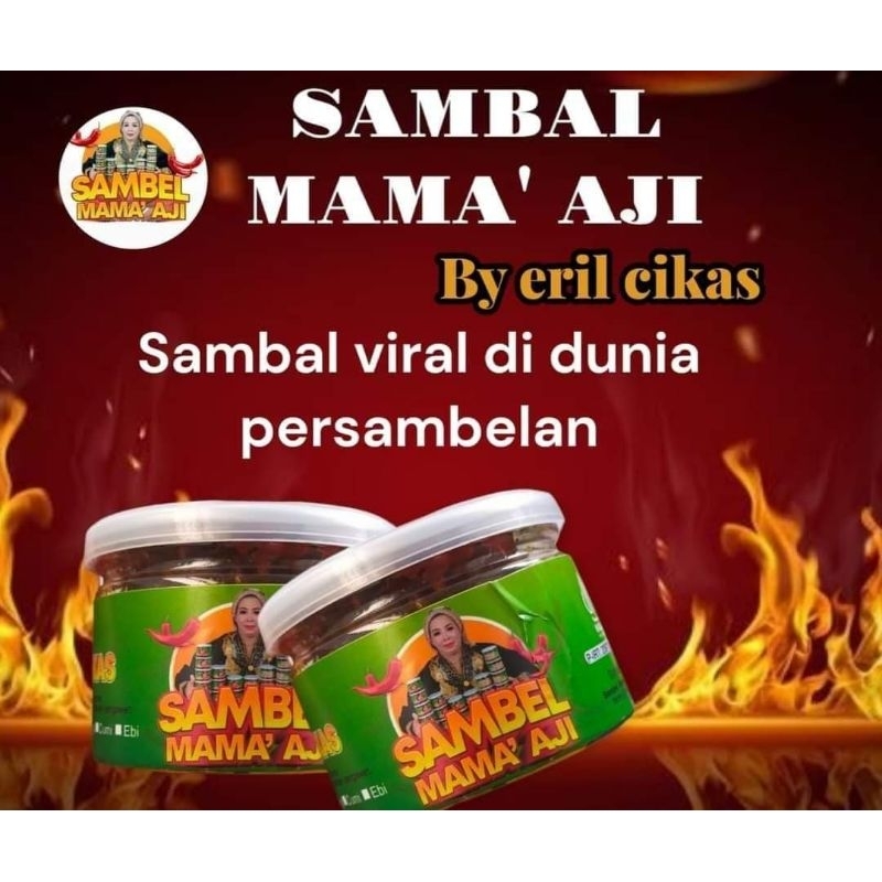 

Sambel Mama Aji By Cikas/sambel Cumi/Sambel Ayam/Sambel Cakalang/Sambel Tuna