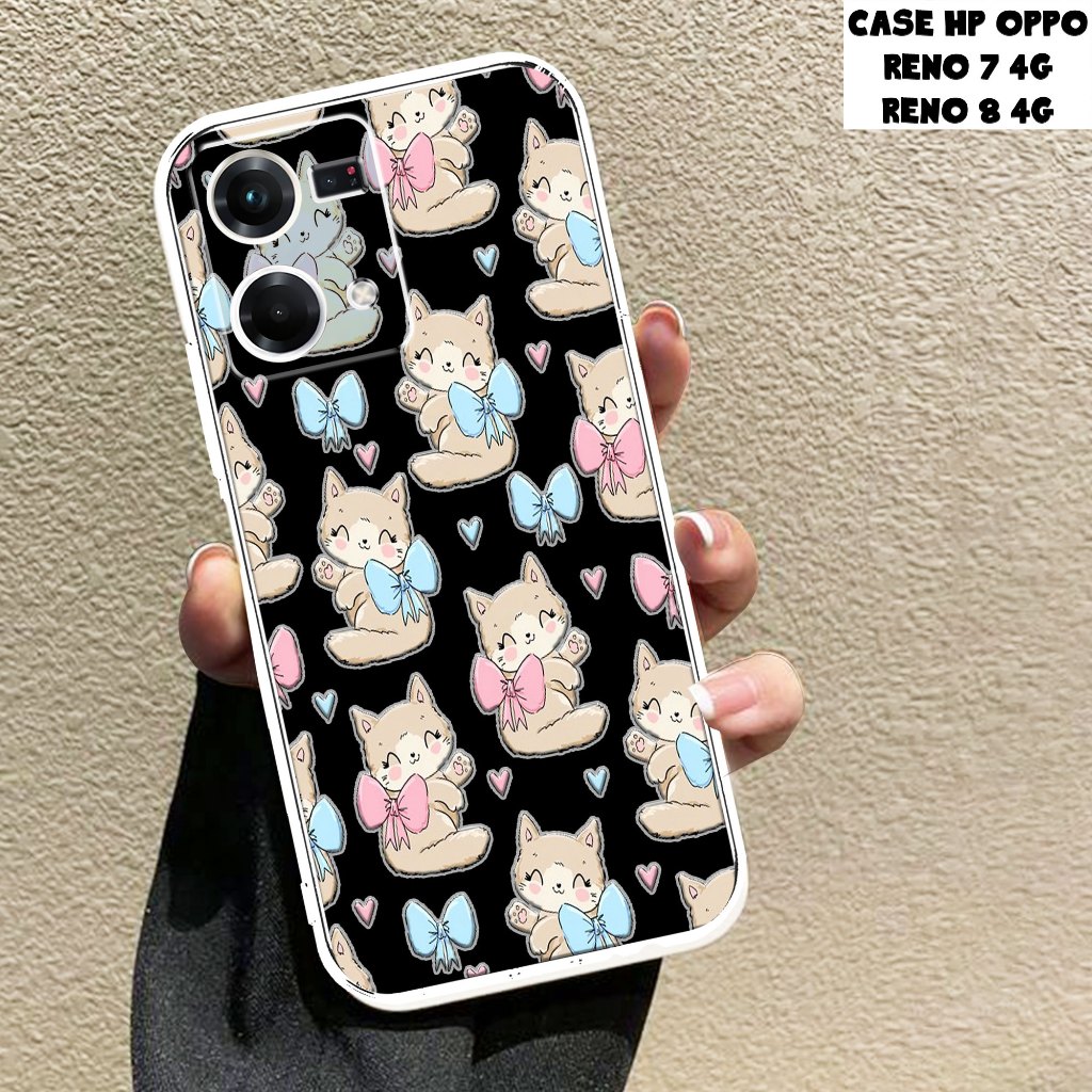 Case OPPO RENO 7 4G TERBARU Motif [DINO] Terlaris Casing OPPO RENO 8 4G Terbaru Softcase Clear Prote