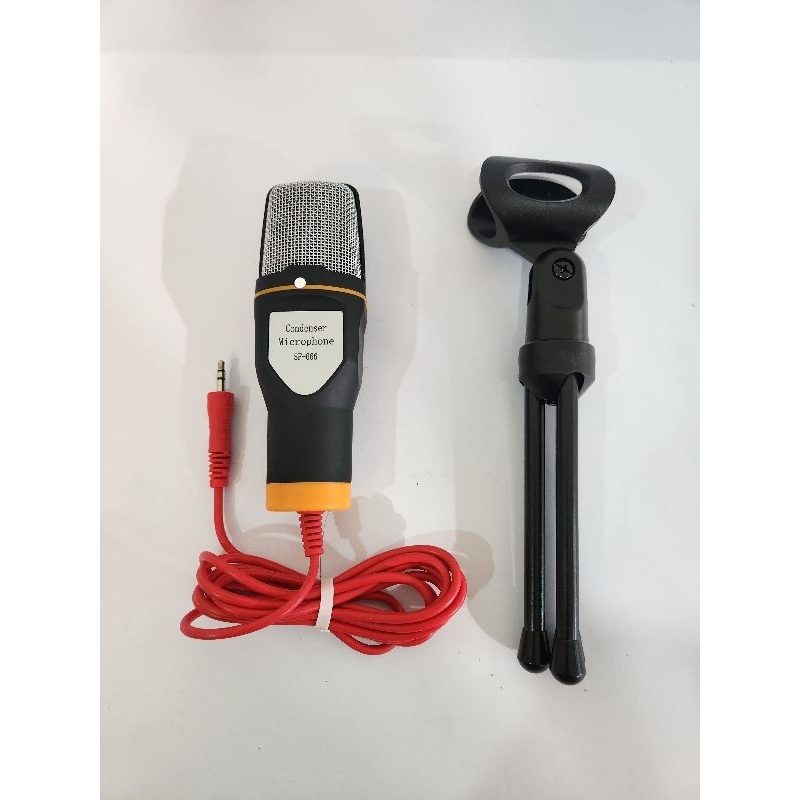 Microphone SF-666 Condenser Mic Tripod- Black