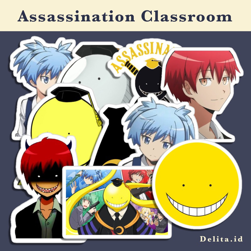 Sticker Anime Assasination Classroom Sticker karma akabane nagisa shiota koro sensei akabane karma