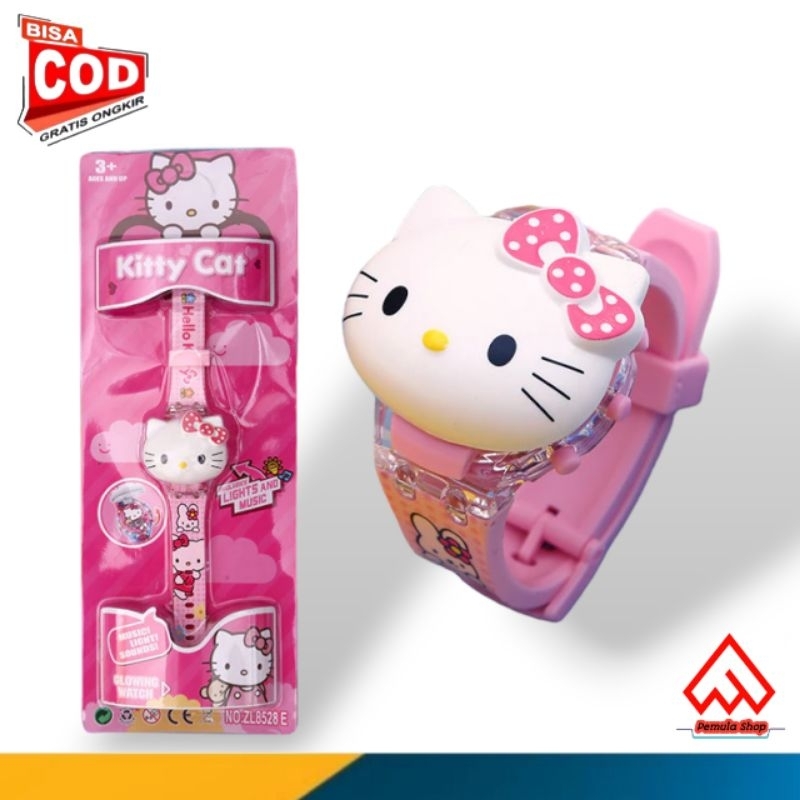 Jam tangan anak digital ada musik lampu