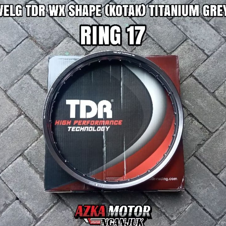 Velg TDR WX shape 160 185 ring 17 Titanium Grey