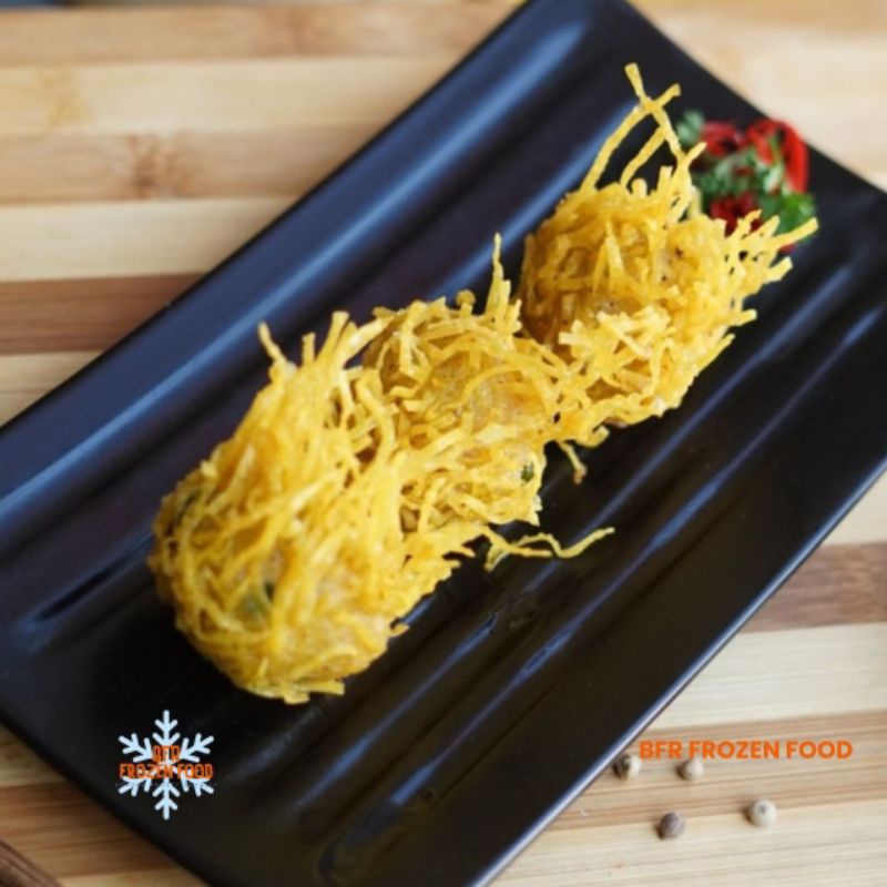 

BFR Dimsum Goreng Bola Rambutan Tempura Udang Ekkado Bola Keju Frozen Homemade Sehat