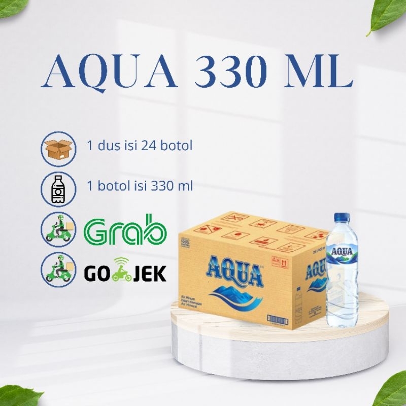 

Aqua Botol 330ml dus isi 24 Botol