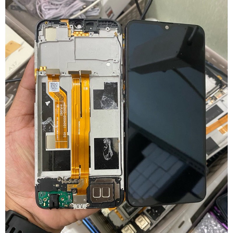 Lcd Oppo f9 Pro / F9 copotan original Fullset Lcd oppo f9 copotan original fullset