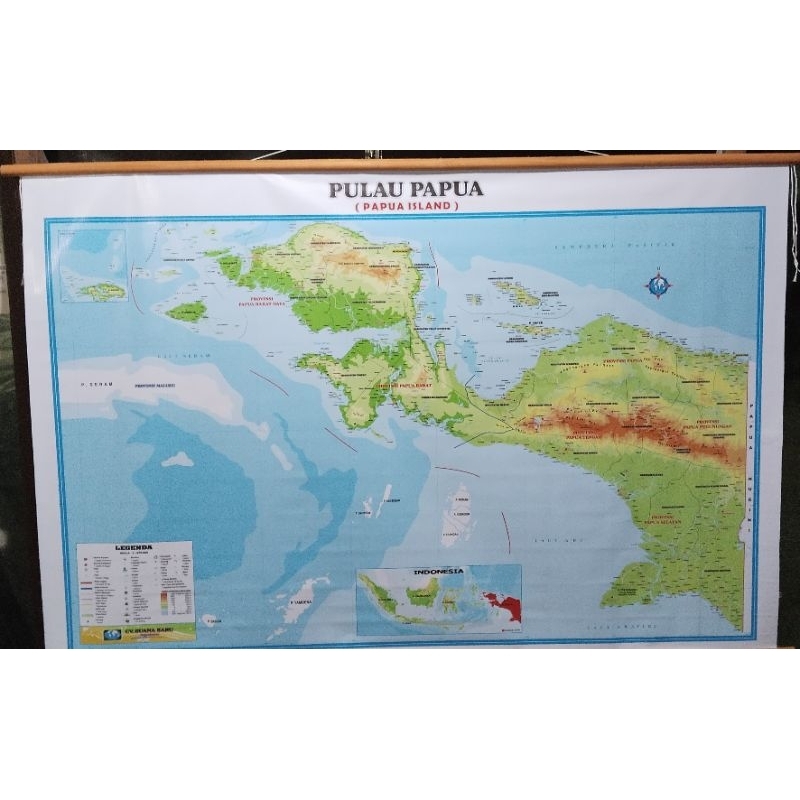 

peta pulau papua ukuran besar