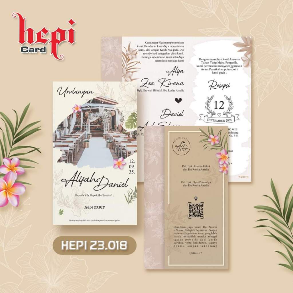 BLANGKO HEPI 23.018 - BLANGKO UNDANGAN HEPI - BLANGKO UNDANGAN KOSONGAN